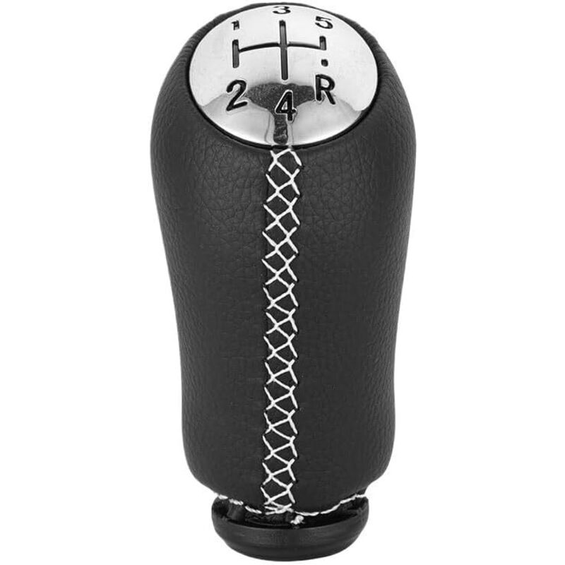 17 mm Schaltknauf für 5-Gang-Getriebe – passend für Renault Clio MK3 III, Megane MK2 und Scenic MK2 (weiße Markierung)