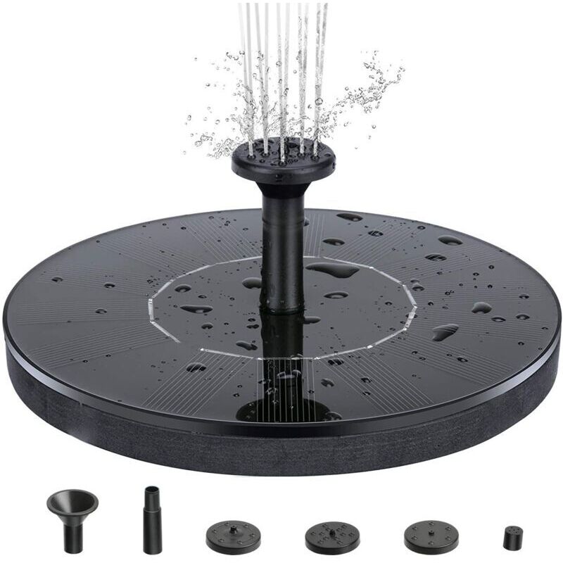 18 cm Solarbrunnen, Solarwasserpumpe, keine Pflanzen, Batterie oder Strom, für Teich/Pool/Gartendekoration