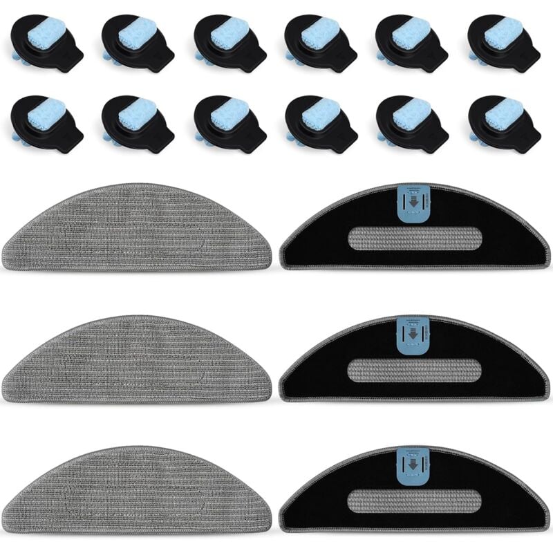 18 Stück Wischen Nachfüllpack für iRobot Roomba Combo i8+ / i8 / Combo j5 / Combo j5+ / Combo i5 / Combo i5+ Autom saug Wischroboter, Waschbaren