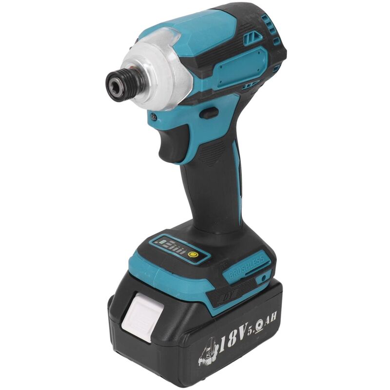 18-V-Akkuschrauber, bürstenloser Elektroschrauber, Schlagschrauber, Bohrmaschine, Werkzeugset für die Reparatur von Industriemaschinen und die