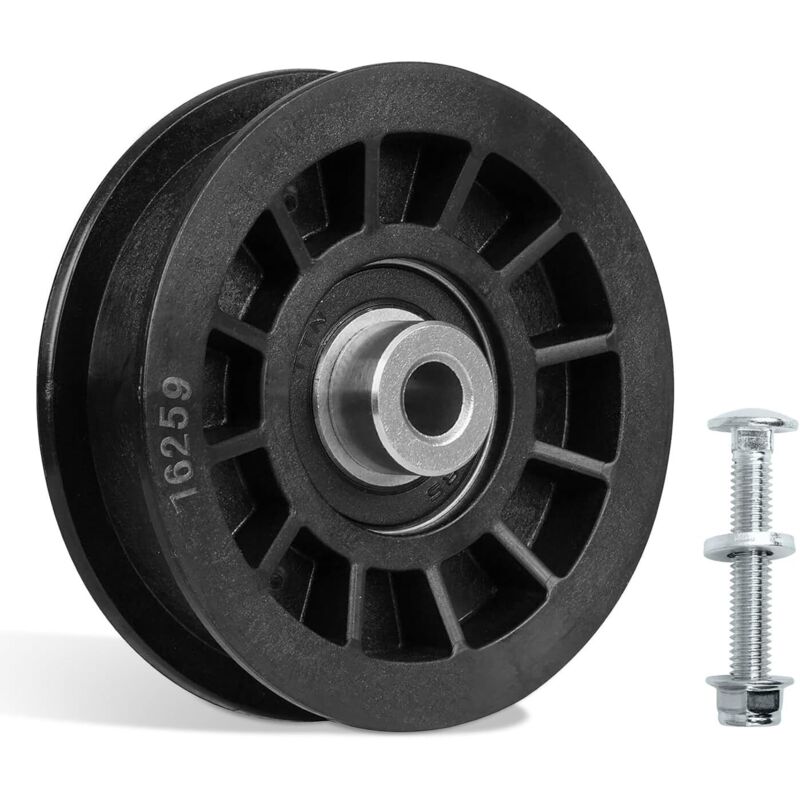 194327 Flache Umlenkrolle passend für Craftsman-Aufsitzmäher – Flache Rolle passend für HU Ariens Poulan Craftsman YT4000 YS4500 Rasentraktor mit