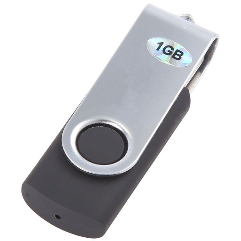1GB Schwarz USB 2.0 Flash-Speicher-Stick USB-Stick klappbar Stift