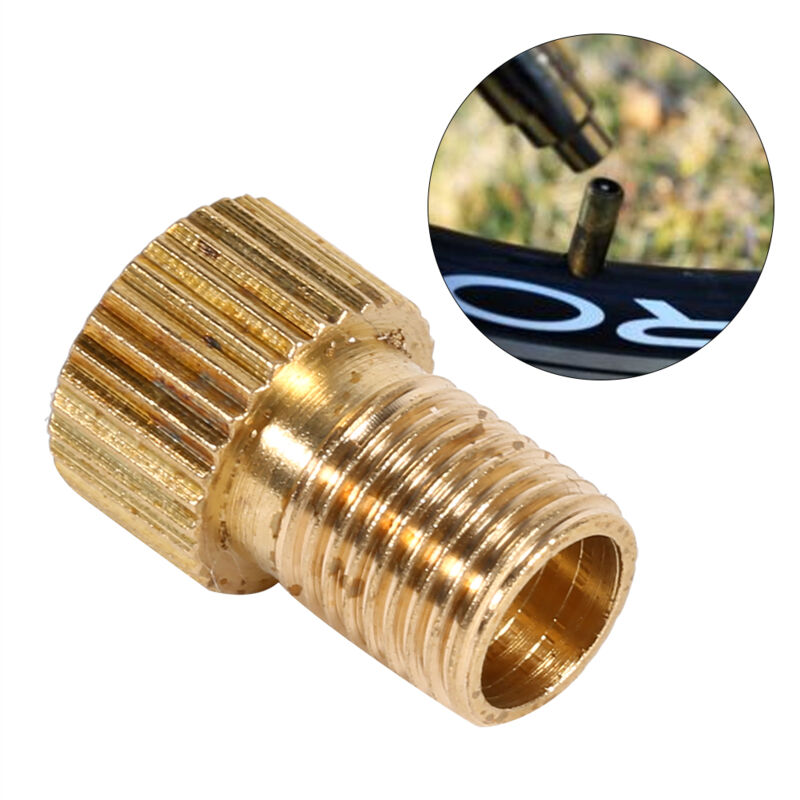 Zoternen - 1PC Fahrrad Ventil Adapter Konvertieren Fahrrad Schlauch Luft Pumpen Kopf Stecker Reifen Gas Für Rennrad