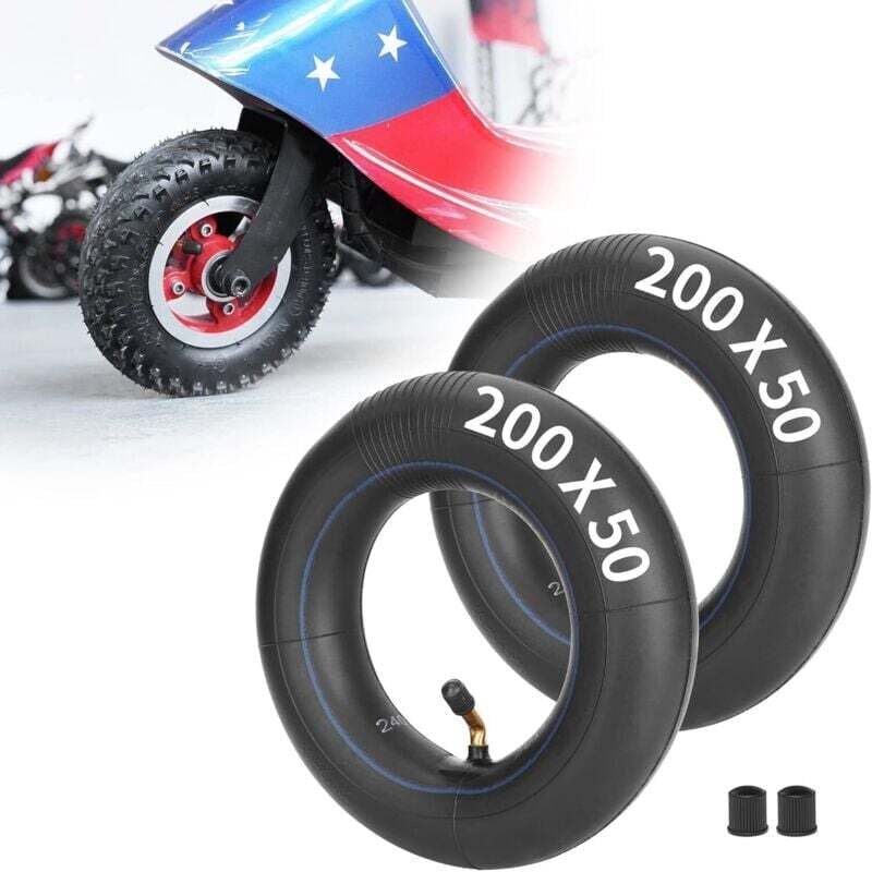 1PZ F3I-205 200 x 50 mm 8 Zoll Elektroroller-Schlauch, Ersatz für Razor E100 E150 E200 Dune Buggy Schwinn Mongoose Bladeze ePunk, 8 Zoll Schlauch mit