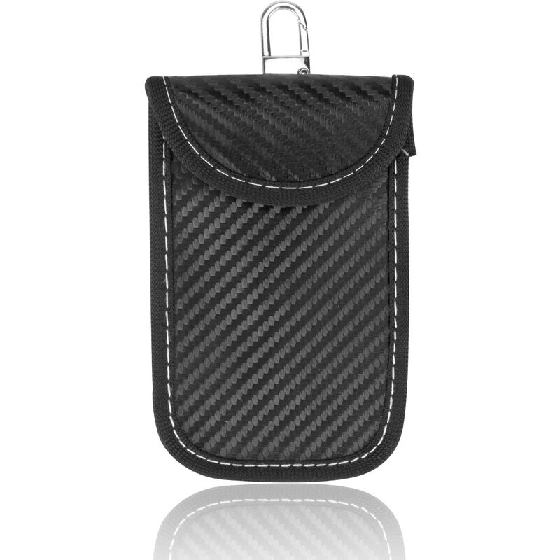 1x Autoschlüssel Tasche Strahlenschutz-Tasche Keyless Go Schutz Schlüssel Diebstahl