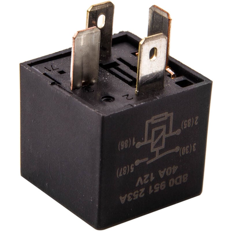 BFO - 1x Relais 12V/40A für vw audi 373 8D0 951 253A V23134-B52-X301 12 V-/76 ω BEST⭐⭐Relais 12V 40A für vw Audi Skoda 373 8D0951253A 4H0951253A