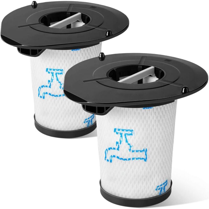 Vtizikl 2 Filtres pour Rowenta Air Force 460 RH92xx Air Force Flex 560 RH94xx Remplacer ZR009002