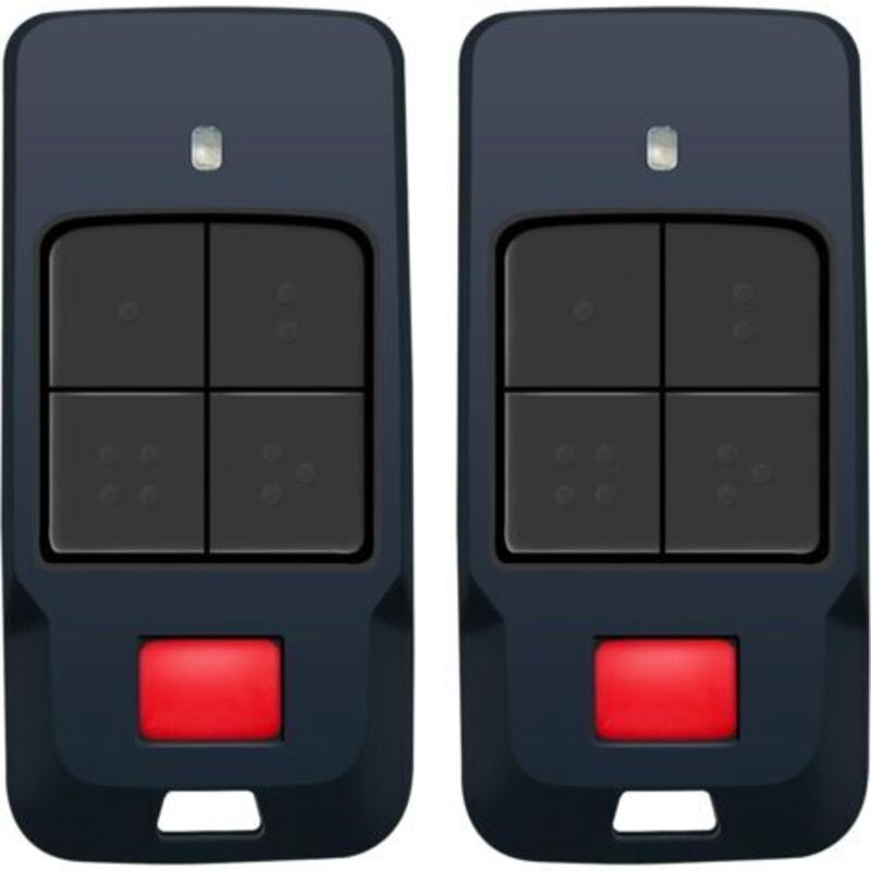 2 Garagensender kompatibel mit BFT MITTO COOL C4 433MHz, Rolling Code Verschlüsselung, MITTO COOL C2, MITTO COOL C4, Universal-Garagentorfernbedienung