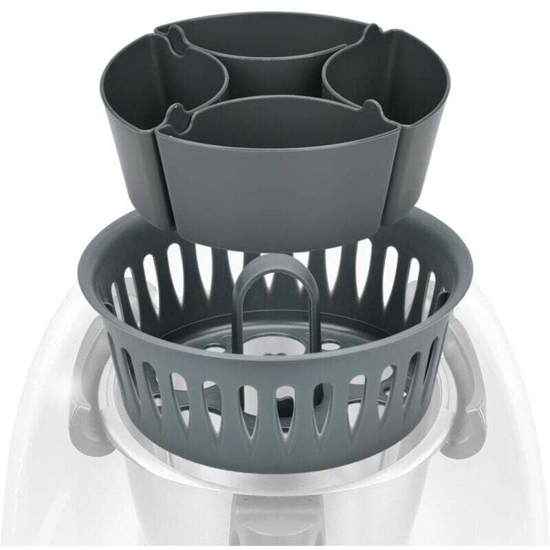 2 in 1 Eierkocher, Eierkocher kompatibel mit Thermomix TM5 TM6 TM31, Thermomix Eierkocher – Bis zu 4 pochierte Eier und 6 gekochte Eier, Muffins