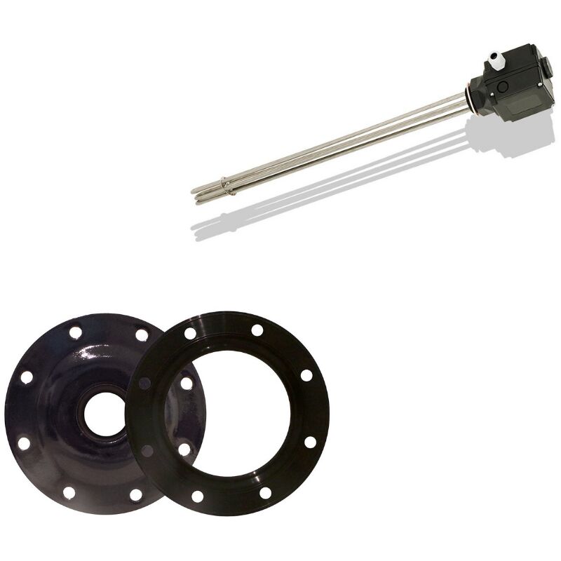 DEW - 2 kW Elektro Heizstab set Solarspeicher Warmwasserspeicher Puffer Speicher