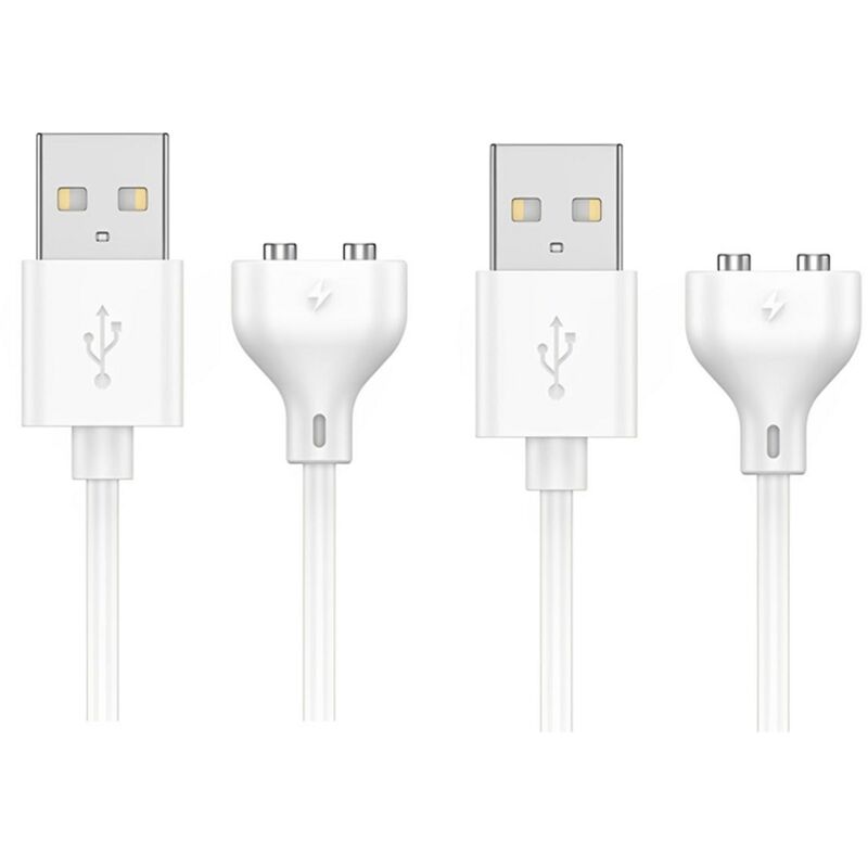Tlily - 2 Magnetische USB-DC-Ladekabel, 0,8 m Ladekabel für Massagegerät, Elektrische Zahnbürsten, , Gesichtsreiniger