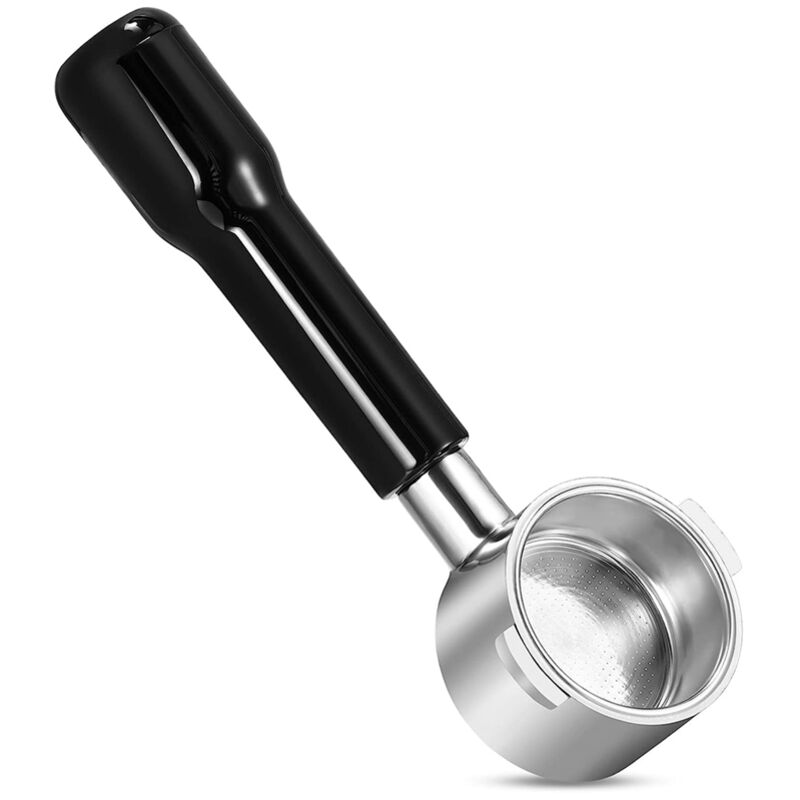 2 Ohren 51 mm Bodenloser SiebträGer mit Filterkorb für Ecp3420/Ec155/Bco430/Ec260 Espressomaschine