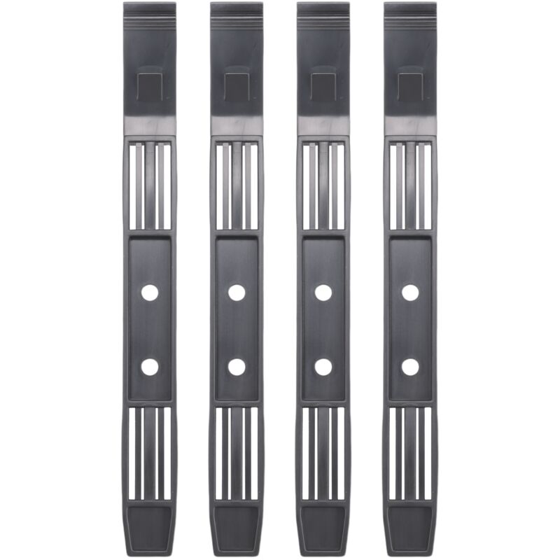 Tlily - 2 Paar Festplatten Laufwerk Schienen GehäUse KäFig ZubehöR Laufwerk Schacht Schieber Kunststoff Schienen für 3,5 Bis 5,25 Festplatten