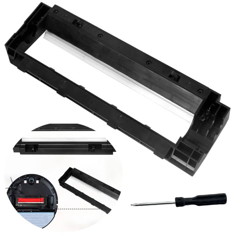 2 Pcs Ersatzteile Hauptbürsten Rückabdeckung für Roborock S7, Roborock S7 Zubehör S7+, S7 MaxV, S7 MaxV Ultra, S7 MaxV Plus, Q7, Q7+, Q7 Max, Q7 Max+