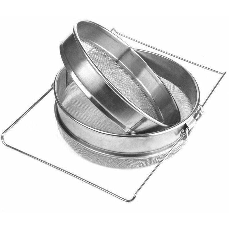 -2 pezzi in acciaio inox doppio filtro per miele apicoltura apicoltore filtro estrazione miele trich filtro per miele filtro per miele