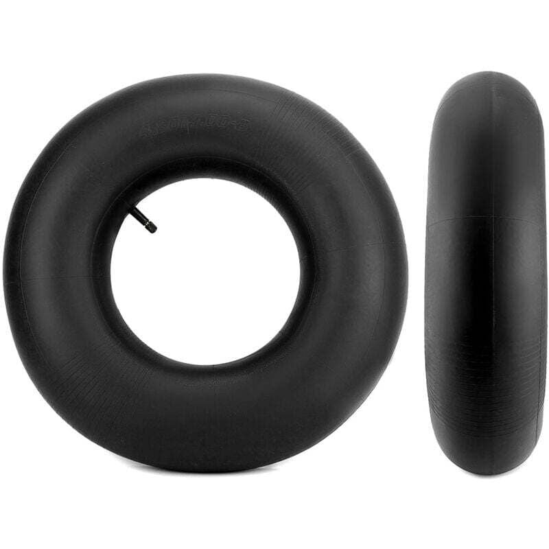 2 pièces 4.80/4.00-8 Chambre à air Pneu, Chambres à air de Rechange, Valve Droite, pour tondeuses à Gazon, camions à Main