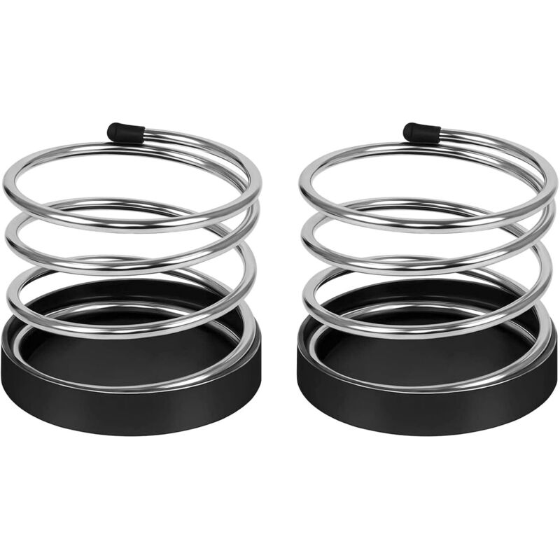 2 Stück Auto-Getränkehalter, Auto-Wasserbecherhalter, Auto-Wasserbecherhalter, für Tassen, Stifte, Schlüssel, Handys (schwarz)