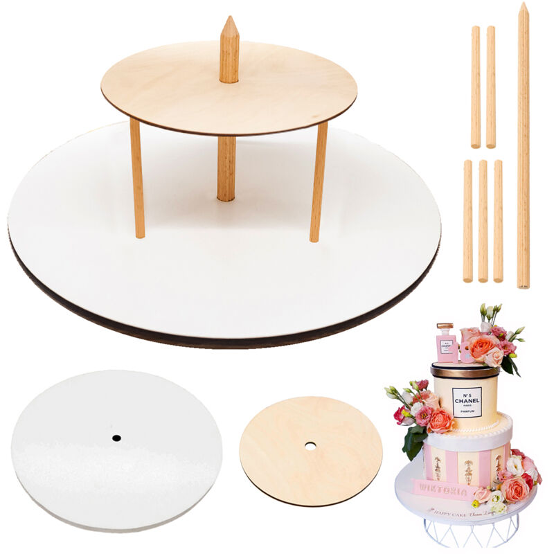 2-stöckiger Tortenständer 30/14 cm Brand4Cake