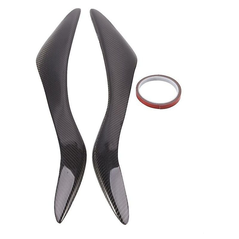 Woosien - 2 Stück Auto-Scheinwerfer-Augenbrauen-Abdeckungs-Trim-Kopf-Licht-Lampen-Aufkleber für Focus Mk3 2012–2014