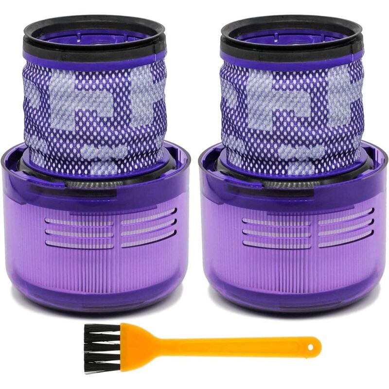 2 Stück Dyson v12 Filter, für Dyson v12 Slim Absolute Filter Staubsauger, für Dyson v12 Filter waschbares hepa Zubehör, Dyson v12 Slim Hinterfilter