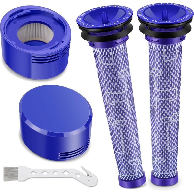 2 Stück Filter für Dyson V8, Filter für Dyson V8 Animal Staubsauger, Dyson V8 Absolute Filter, Filter für Dyson V7 Staubsauger, HEPA-Filter