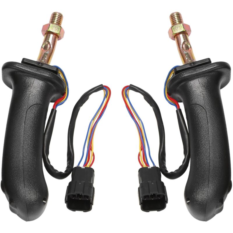 Tlily - 2 StüCk l+r 3 Tasten Bagger Joystick Assy GäNge für Doosan DX150 215 225 300 370-9C