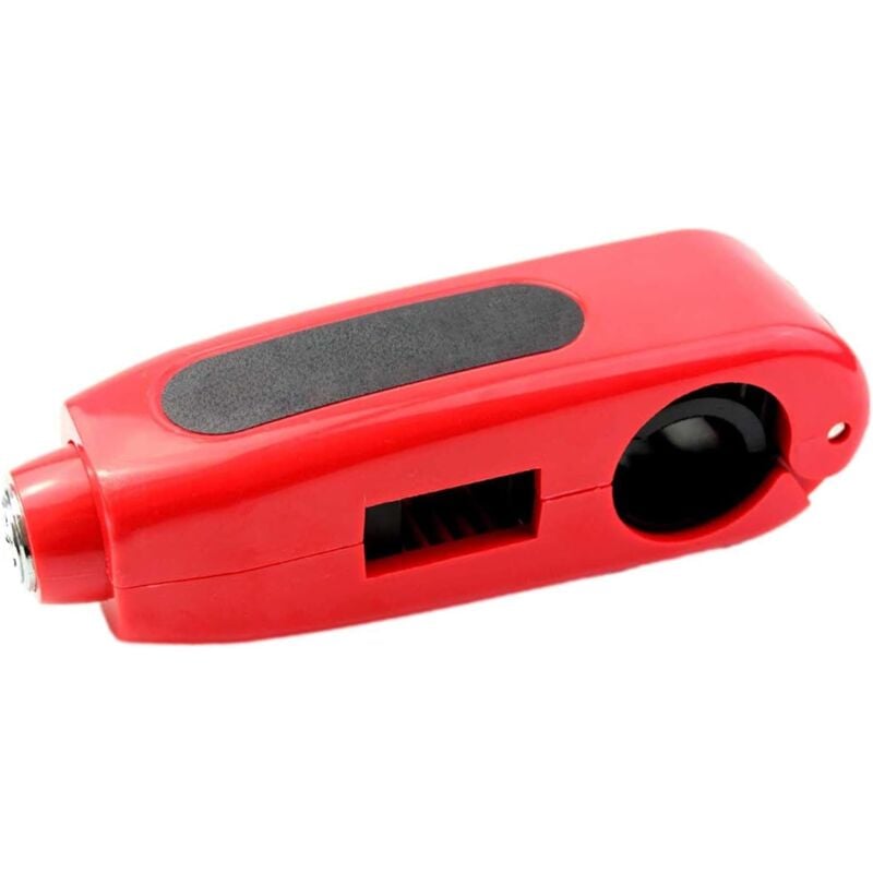 2 Stück Motorrad-Bremsschloss, Universal-Lenker-Sicherheitsschloss, Motorrad-Lenkerschloss, Bremshebel, Roller-Sicherheitsschloss, Rot