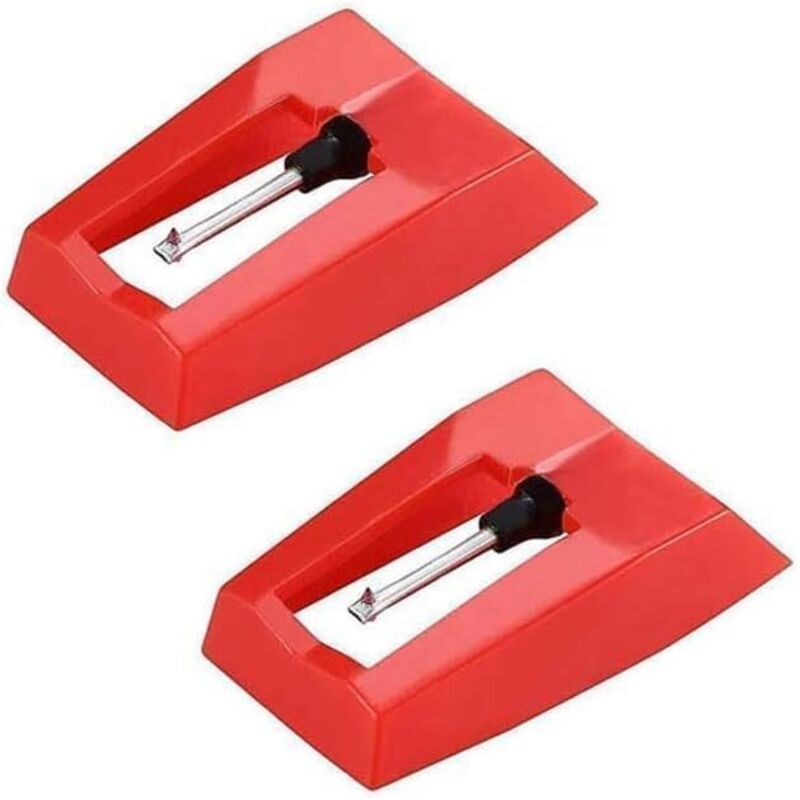 2 Stück Plattenspieler Nadel, Plattenspieler Ersatznadel,tonabnehmer Plattenspieler,Schallplatten LP Audio Spieler Ersatzteil, für meiste Phonograph,