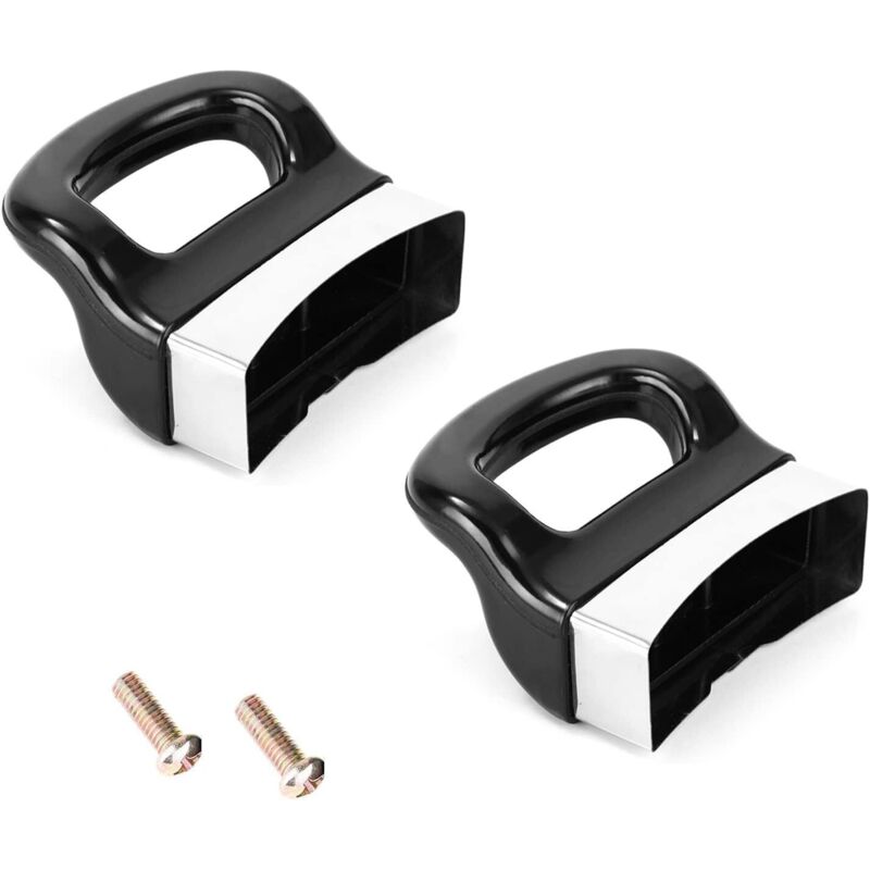 2 Stück Schnellkochtopf-Griff, Schnellkochtopf-Seitenstützgriff, Ersatz, schwarze Bakelit-Griffe mit Bakelit-Griff für Töpfe