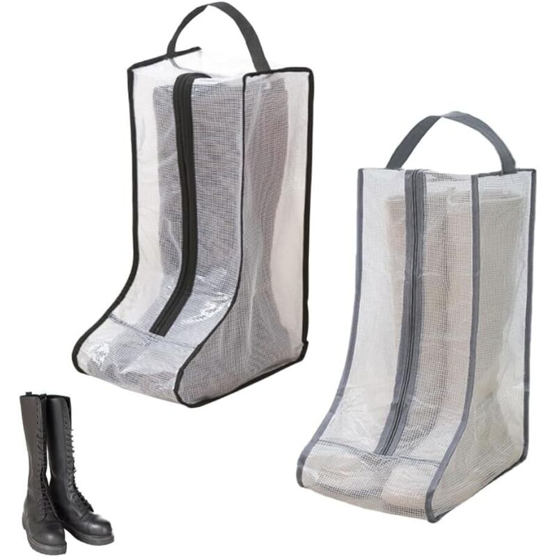 2 Stück Schuhtasche Reise Hohe Stiefel-Aufbewahrungstasche Stiefel-Aufbewahrungstasche Wasserfeste Staubdicht Schuhbeutel Gummistiefel Tasche