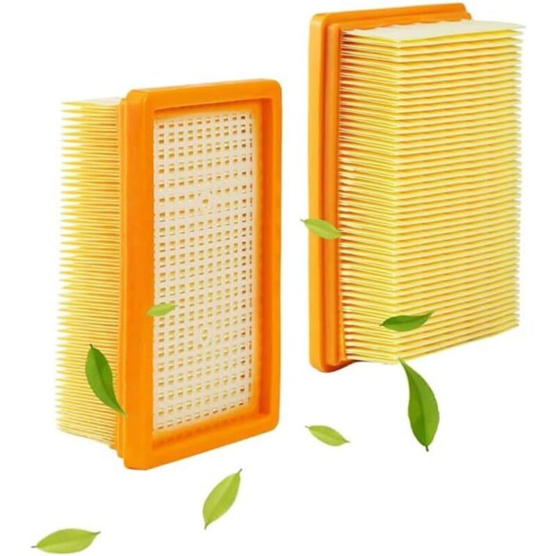 2 Stück Staubsaugerfilter für Kärcher MV4 MV5 MV6, Staubsaugerzubehörfilter, Ersatzzubehör für Kärcher Staubsauger, Filter für Kärcher (16x10x5 cm)