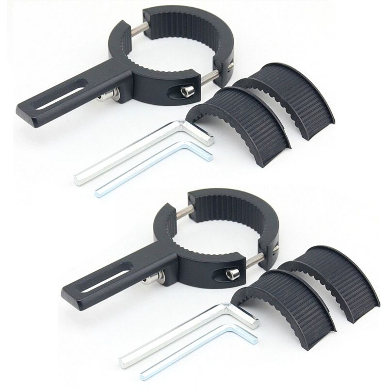 2 StüCk Verstellbare Motorrad-Scheinwerferhalterung, Motorrad-Lichthalterung, Universal-Scheinwerfer-Scheinwerfer-Halterung, 38-60 Mm.