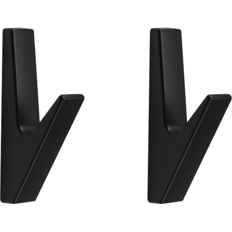 2 Stück Wandgarderobenhaken für Bad, Wandgarderobenständer, Badezimmerhaken, für Küche, Bad, Büro, Kleiderschrank