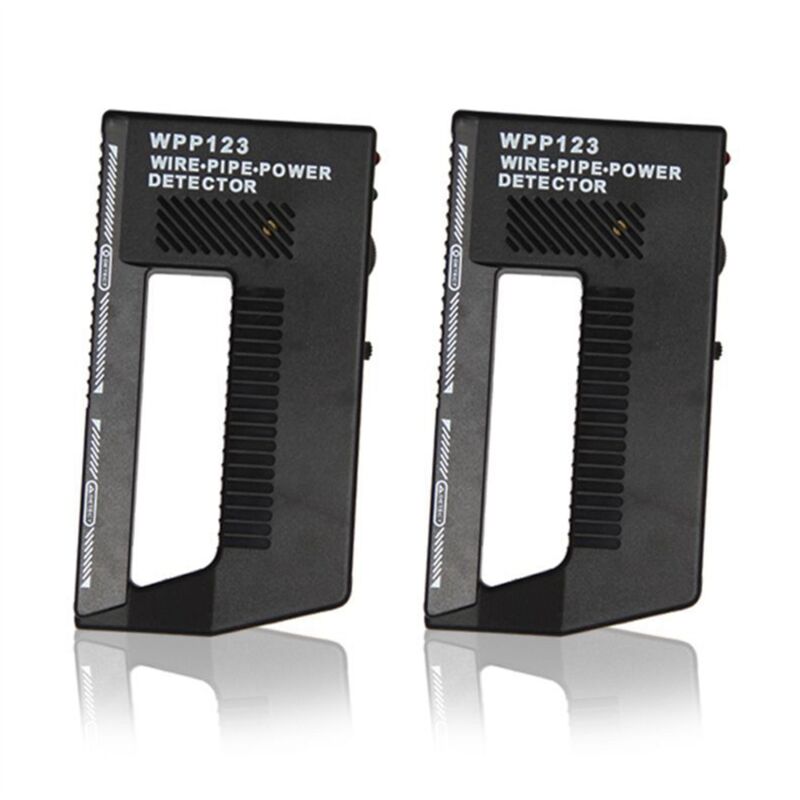 Tlily - 2 Stück WPP123 Metalldetektor, Wandscanner-Detektor, einstellbarer Alarm, Rohrstrom-Stud Finder-Detektor
