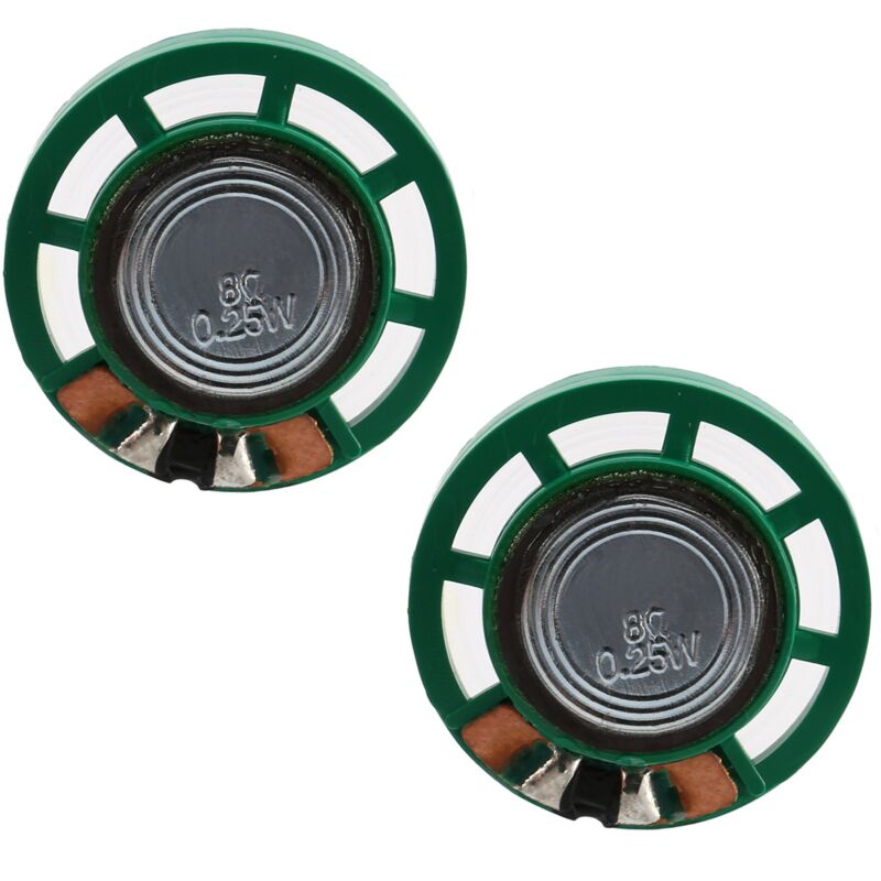2 Stücke 1 / 4W 0.25W 8Ohm 27Mm Runder Externer Magnetischer Lautsprecher, Audio Verstärker, Lautsprecher Zubehör