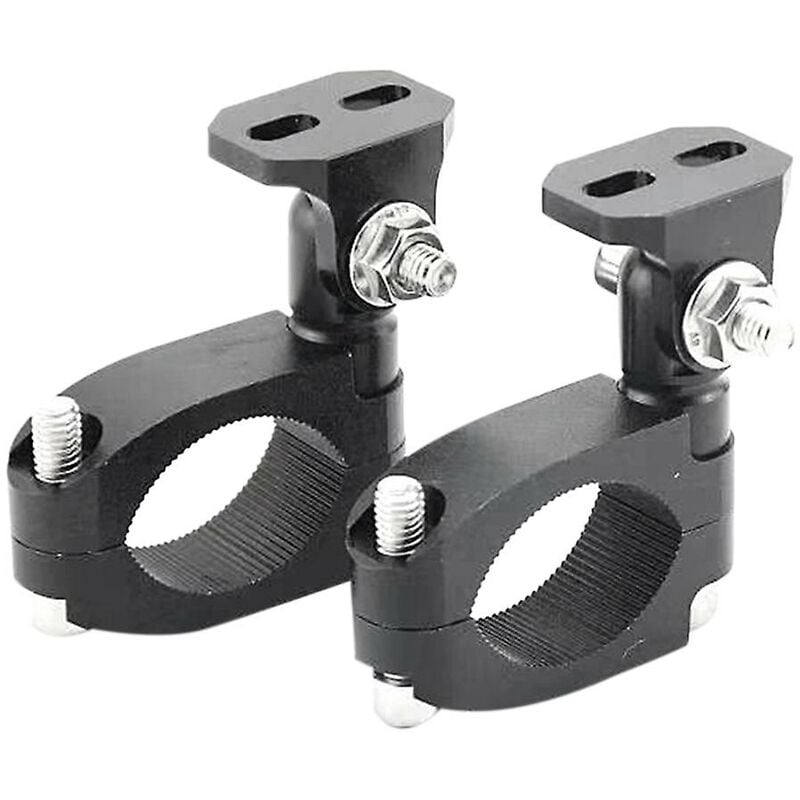 Woosien - 2 stücke Motorrad Geändert Halterung 22mm Bis 30mm Nebel Lampe Halterung Hilfs Lampe Feste Montage Bracke