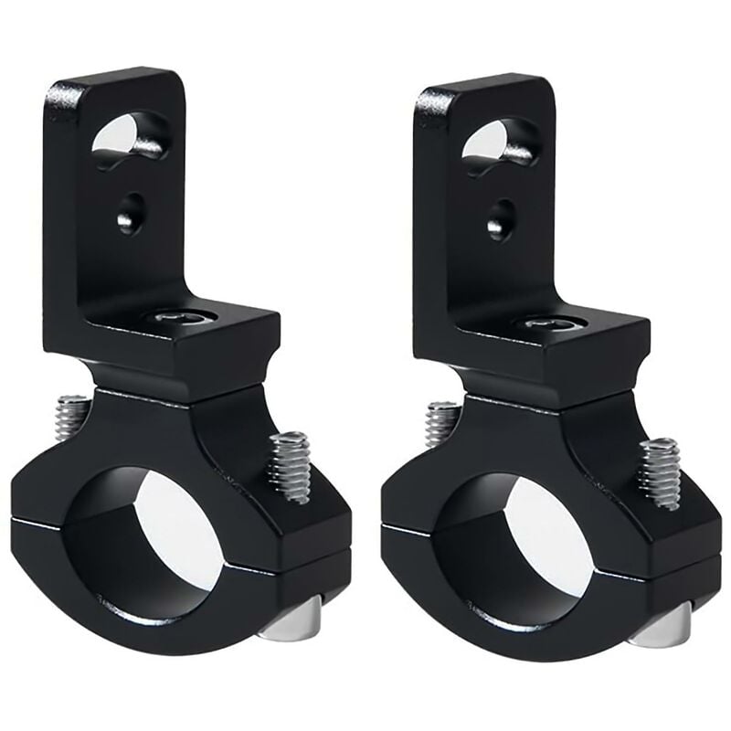 Woosien - 2 stücke Universal Lenker 22 25mm 7/8 zoll Motorrad Scheinwerfer Halterung Halter Rohr Für Cafe Chopper