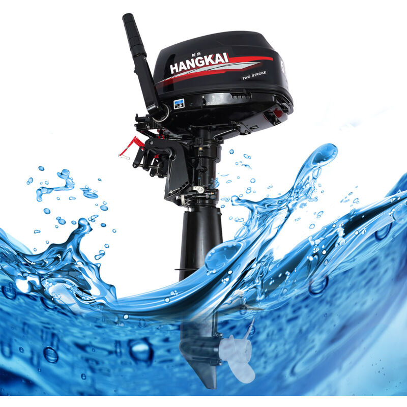 2 Takt 6 PS Außenborder Komplettmotor Benzinmotor Außenbordmotor Kurzschaft CDI Bootsmotoren Bootsport Wasserkühl