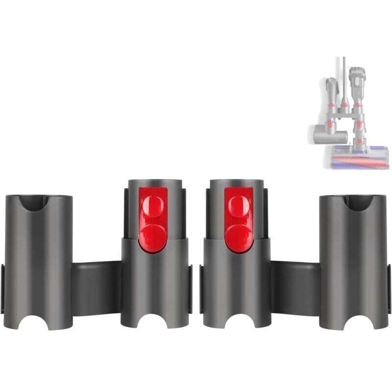 2-teiliger Aufbewahrungsständer für Dyson V7 V8 V10 V11 V12 V15 Akku-Staubsauger Übergroße Ladestation Dyson Staubsauger
