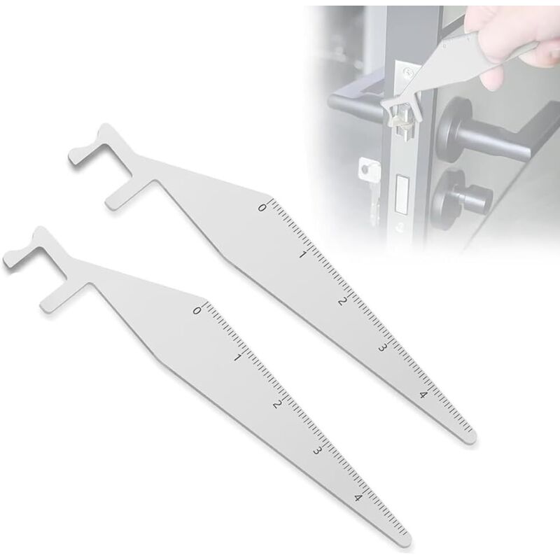 2-teiliges Dietrich-Set, Feuerwehr-Dietrich-Werkzeuge, Dietrich-Set, Mehrzweck-Hebelwerkzeug, tragbares Dietrich-Set, für Anfänger, Feuerwehrleute,