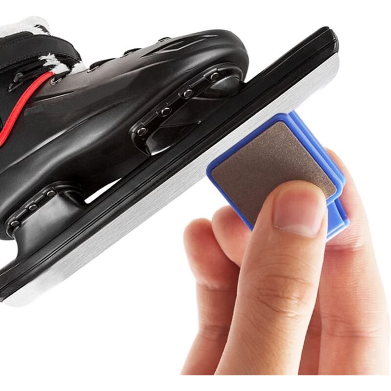 2-teiliges handgefertigtes IJsblad-Slider, tragbares Slijp-Zubehör für Rollerskates und Snelheidsschaatsen