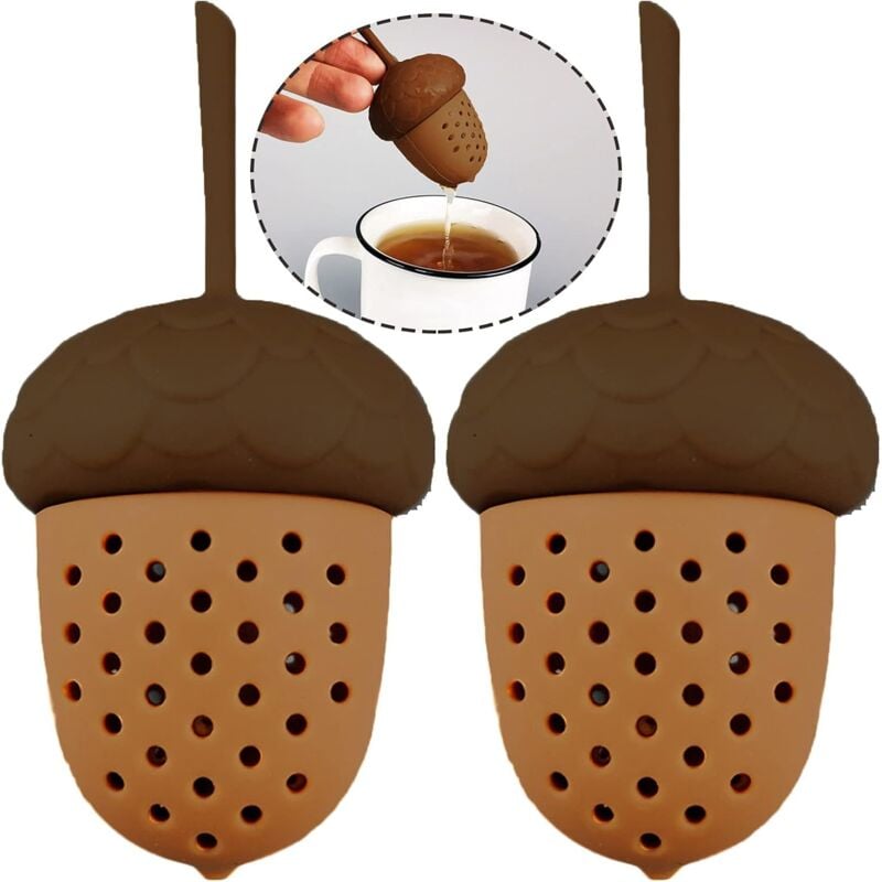 2-teiliges Tee-Ei mit Untertasse, mobiles Teesieb, neues Teesieb, Teesieb, Tee-Ei, Teefilter, Tee-Ei, Silikon-Tasse, Tee-Ei, Silikon-Teesieb