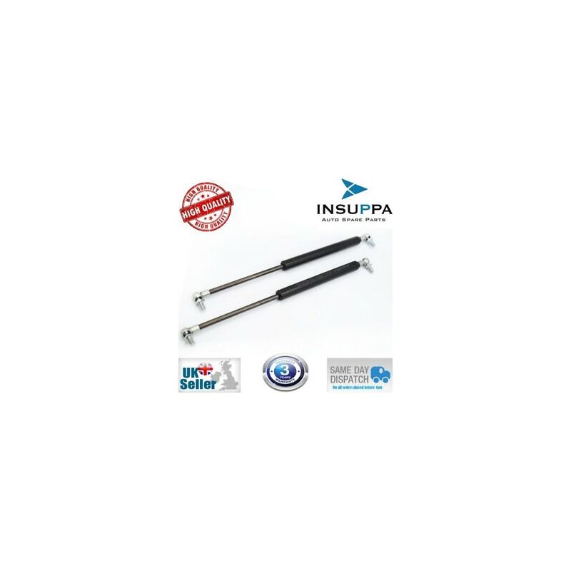 2 x 300 N Universal-Edelstahl-Gasfeder für Kofferraumhaube Autoumbau Wohnwagen umgebaute Projekte Türen Fensterluken auf Booten (500 mm)