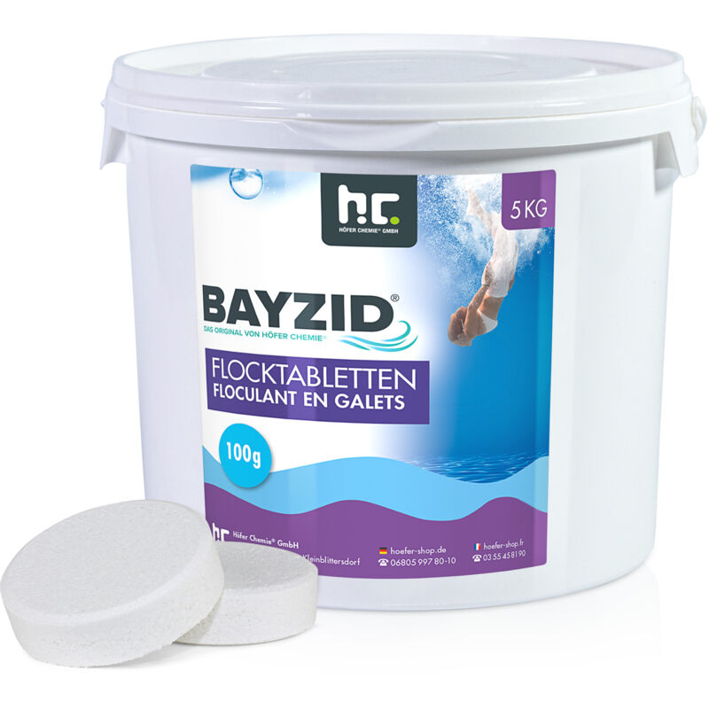 Höfer Chemie Gmbh - 5 kg bayzid® Flocktabletten für Pools