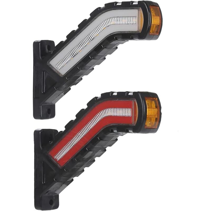 2 x LED Leuchten LKW Begrenzungsleuchten,12-24V LED Seitenmarkierungsleuchten ,Wasserdichte Positionsleuchte Seitenmarkierungsleuchten für LKW PKW,