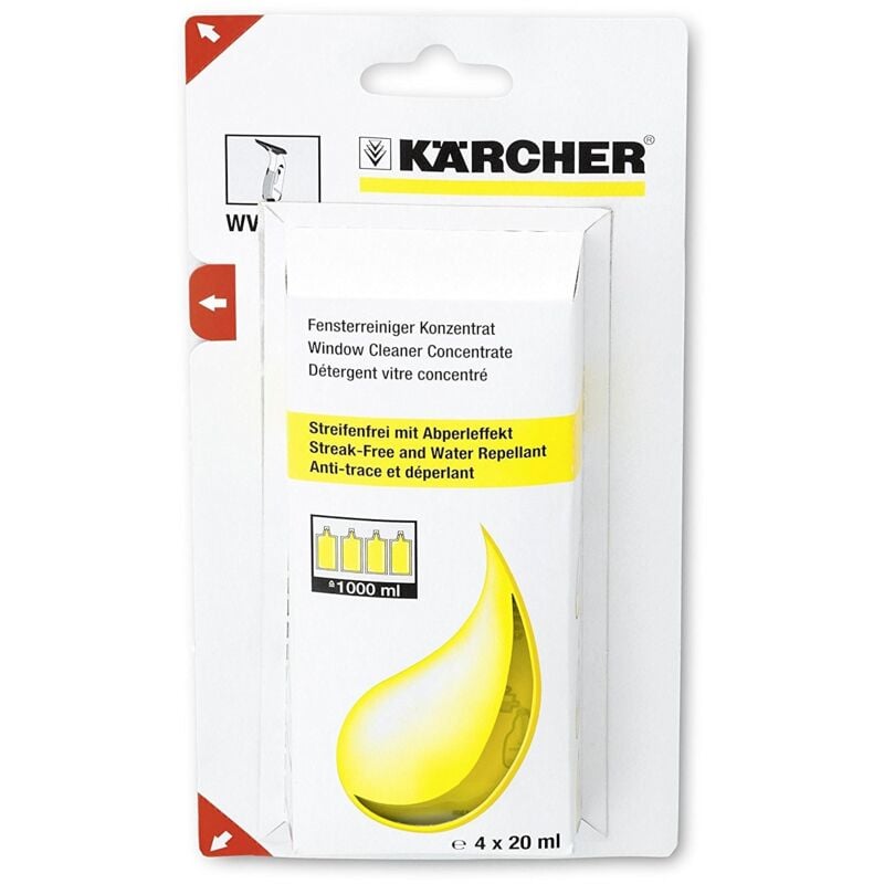 20 ml konzentrierter Glasreiniger für Karcher 62953020 Dampfreiniger