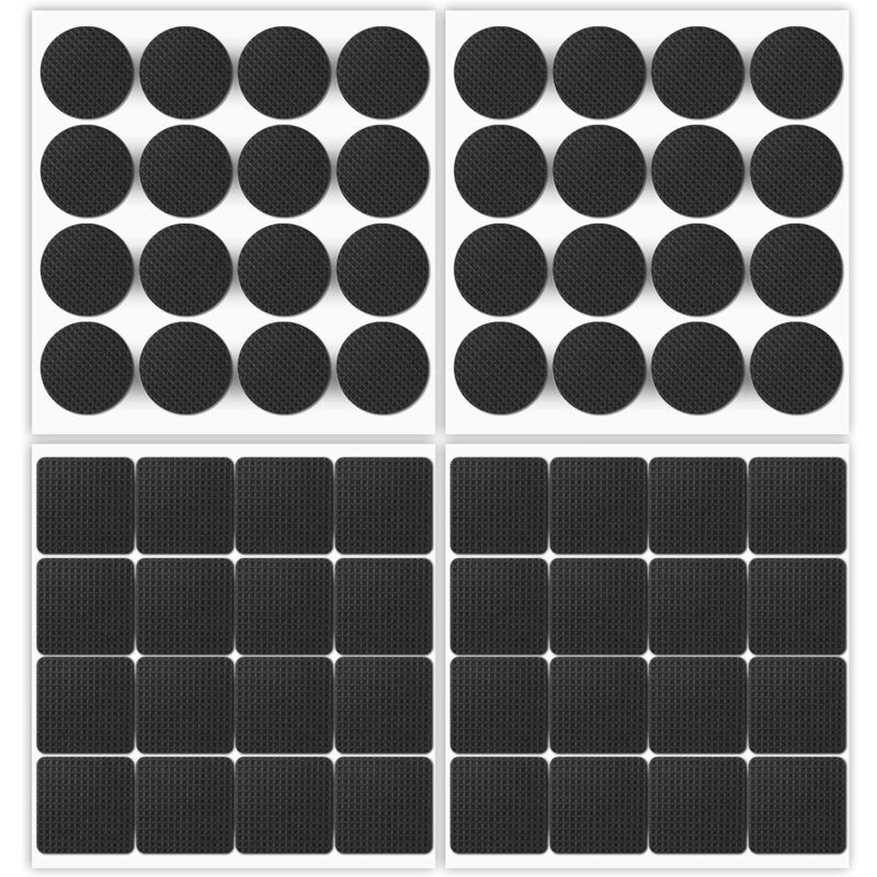 Jn.songs - 20 Stück Anti Rutsch Pad Selbstklebend, Antirutsch Pads, Selbstklebend Anti Rutsch Pad zum Schutz Ihres Fußbodens - 38mm Rund