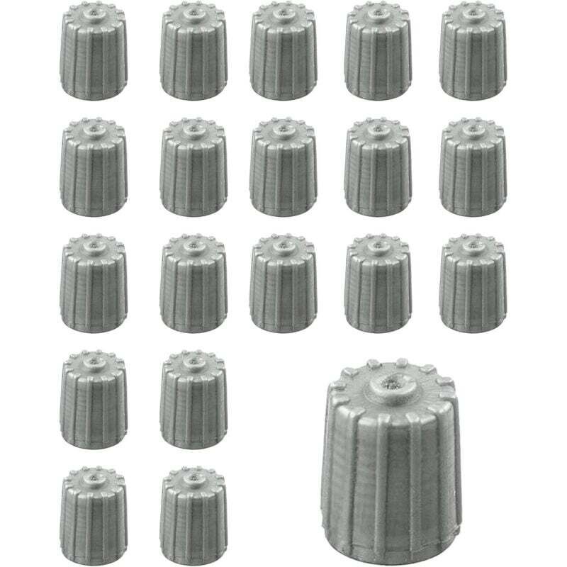 20 Stück Autoreifenventilkappen, Reifenventilkappen, GM-Ventilkappen, Ventilabdeckungen, Autoreifen-Staubschutzkappen, geeignet für Autos, LKWs,