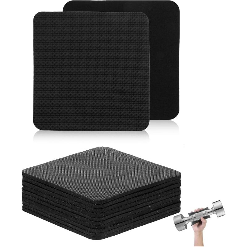 Bluedeer - 20 Stück Griffpolster Gewichtheben Neopren Workout Pads für Bodybuilding Fitness Krafttraining Alternative für Trainingshandschuhe Schwarz