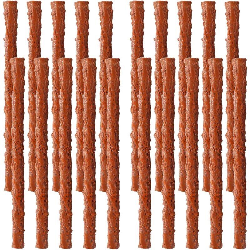 20-teiliger Reifendocht, Reifendochtkleber, Autoreifen-Reparaturdocht, Autoreifen-Reparaturset, Reifenreparaturstreifen für Auto, Motorrad, Van Mumu